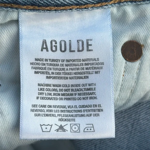 AGOLDE 90's PINCH WAIST IN LINEUP Jeans size 24